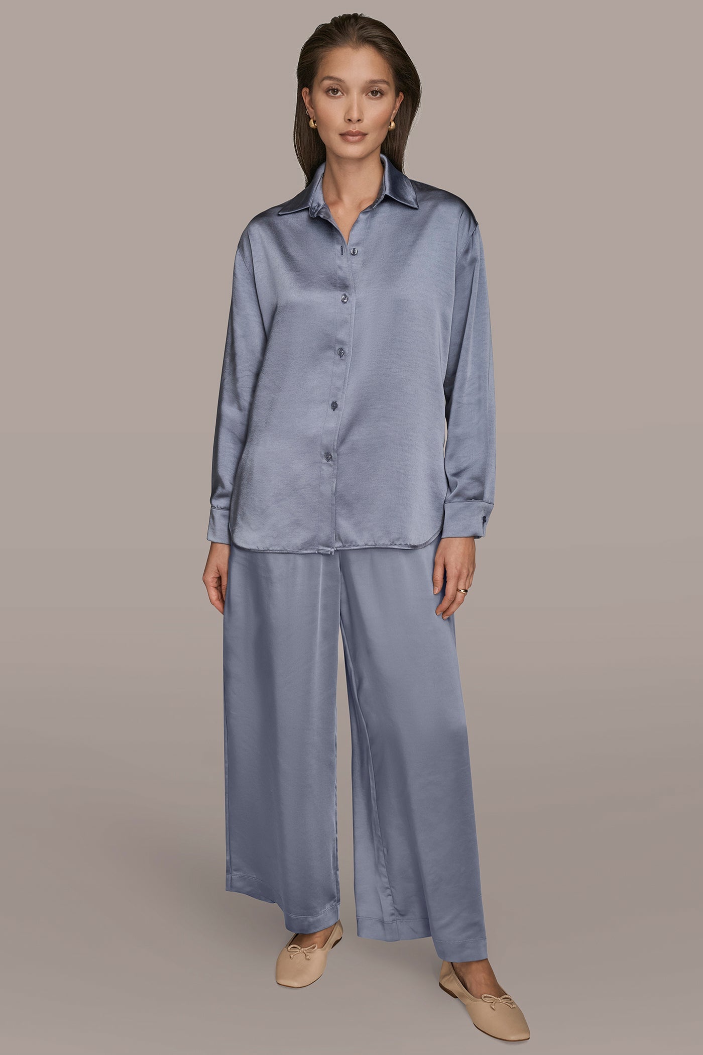 Donna Karan | SATIN SHIRT