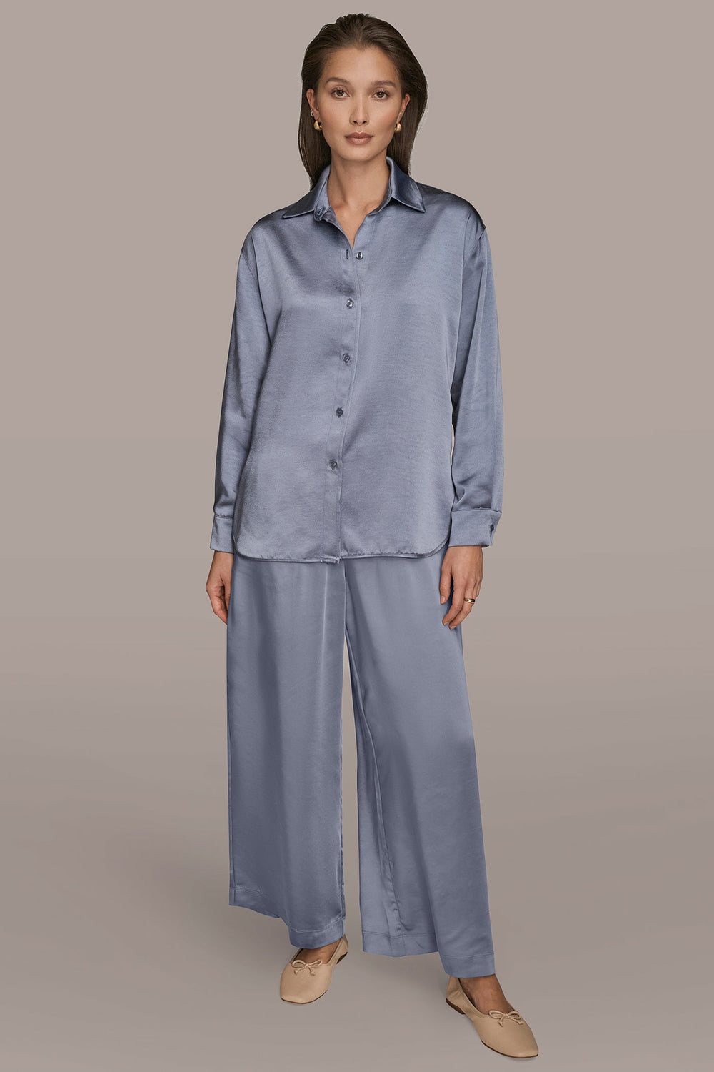 Donna Karan | SATIN SHIRT