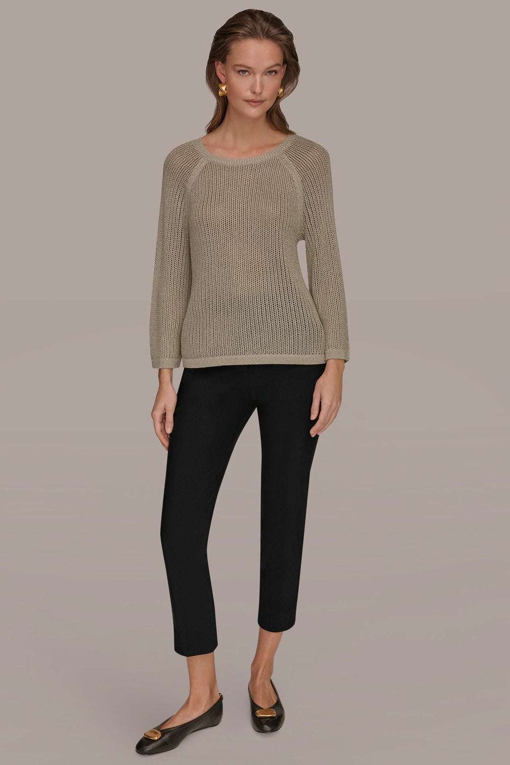 Donna Karan | BOAT NECK DOLMAN SWEATER