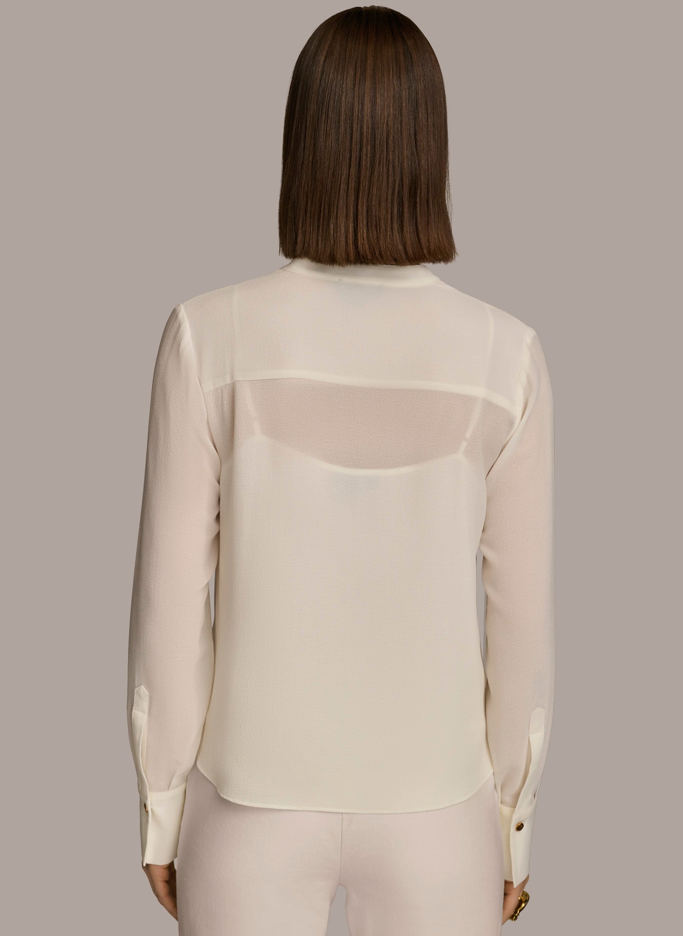 Donna Karan | FAUX WRAP TOP