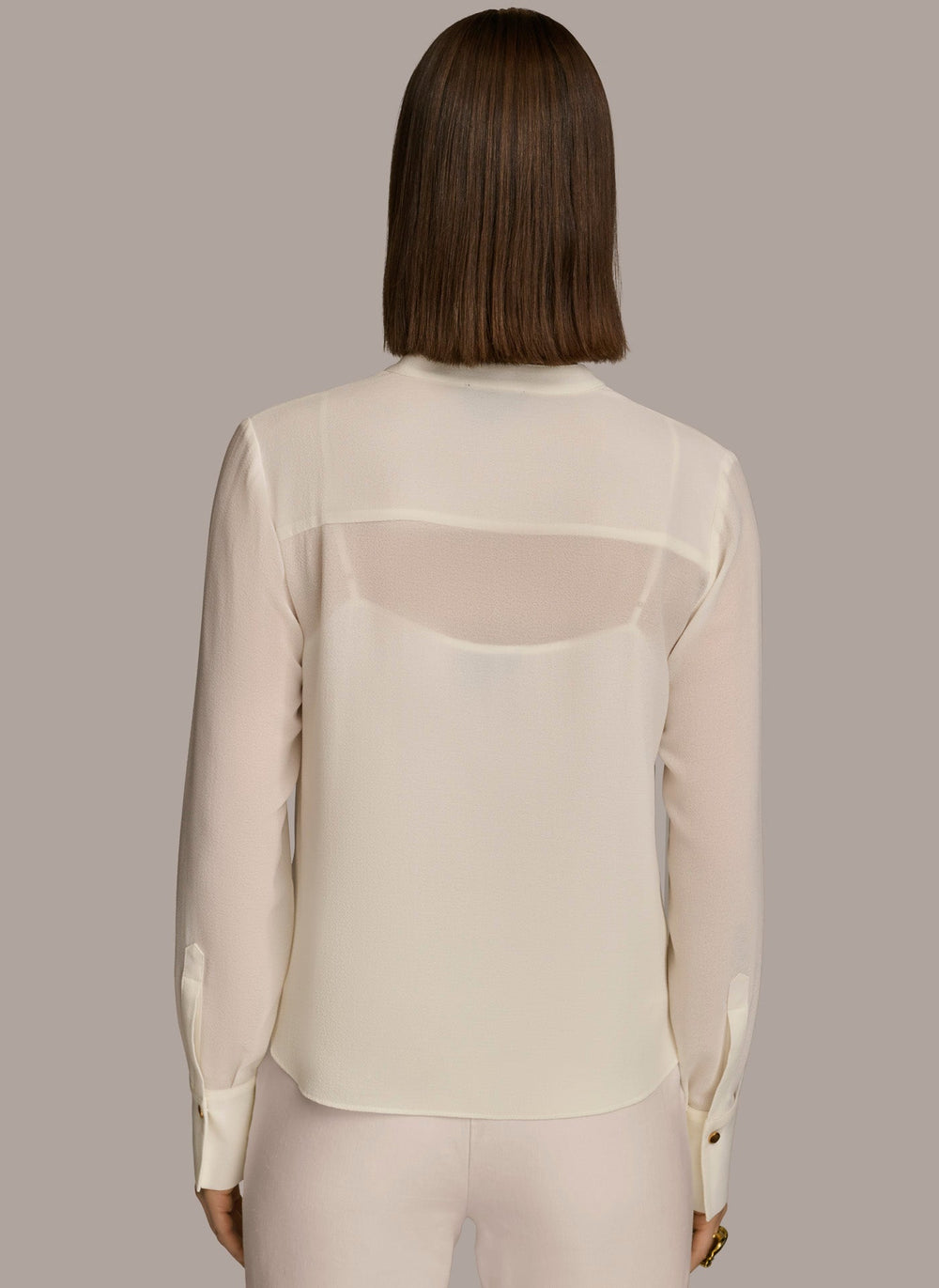 Donna Karan | FAUX WRAP TOP