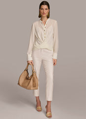 Donna Karan | FAUX WRAP TOP