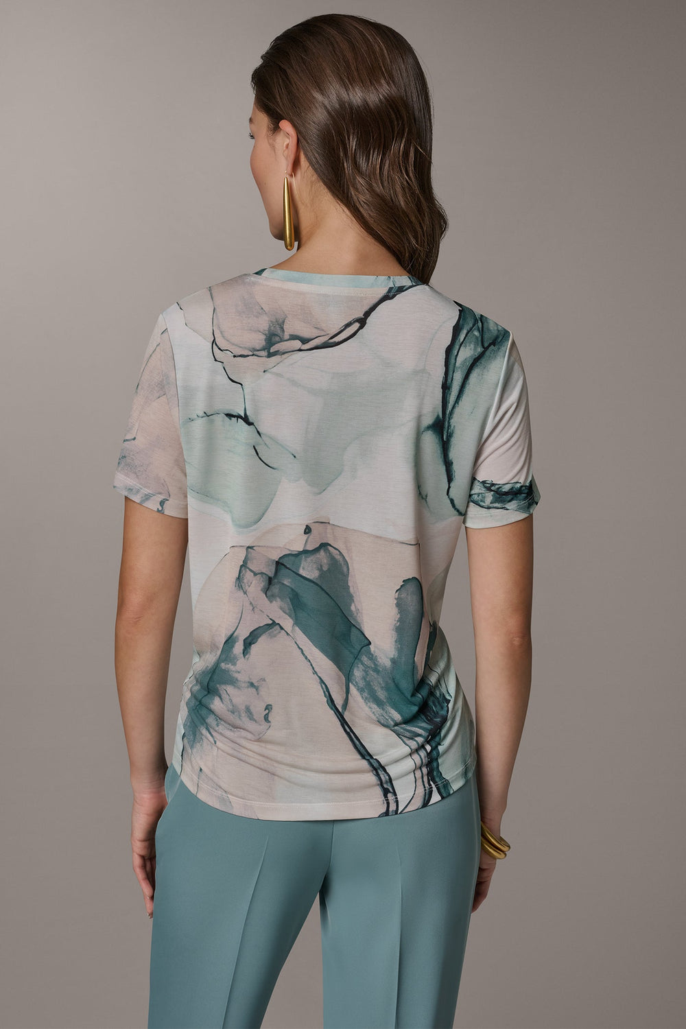 Donna Karan | SHORT-SLEEVE FLORAL SHIRT