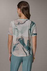 Donna Karan | SHORT-SLEEVE FLORAL SHIRT