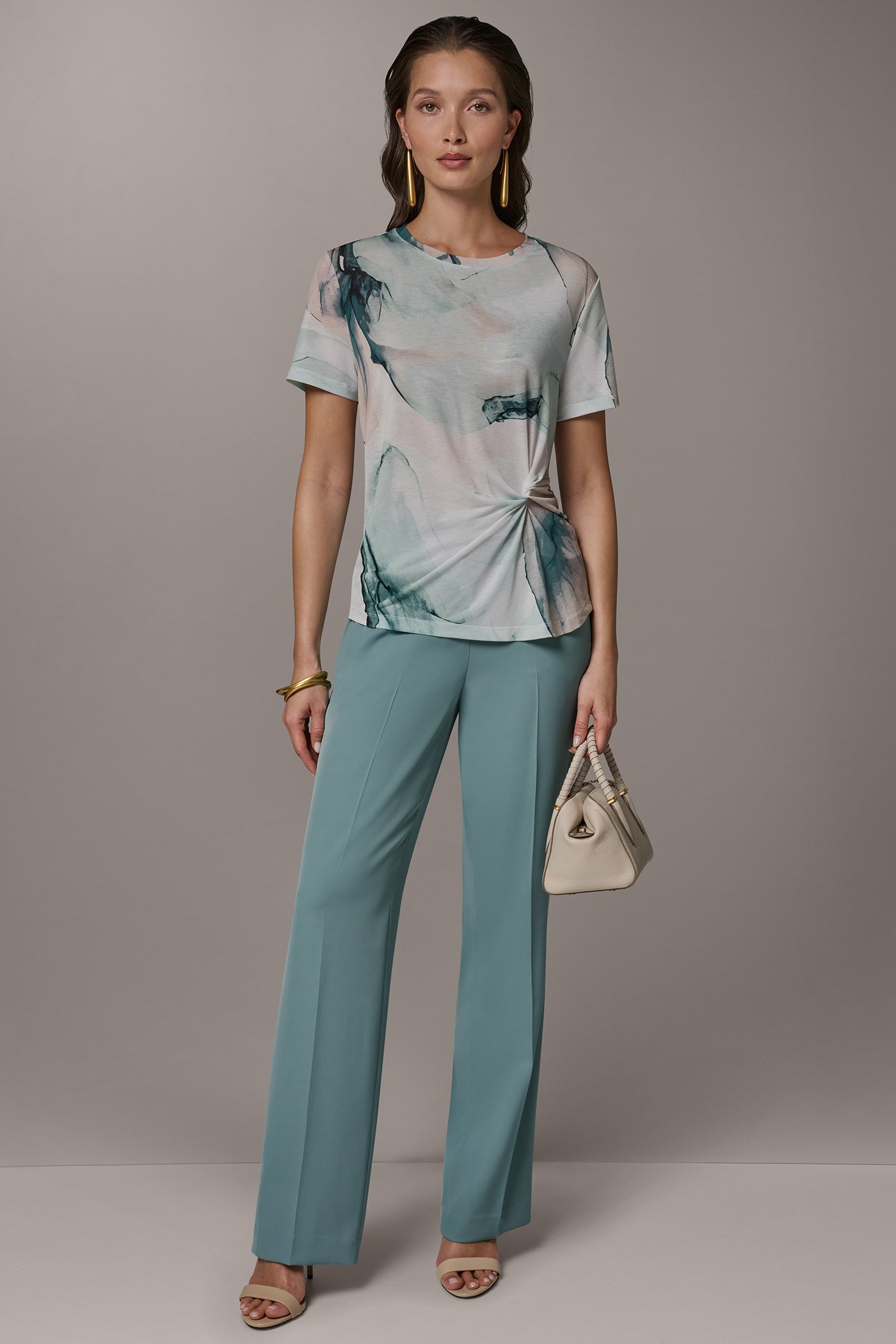 Donna Karan | SHORT-SLEEVE FLORAL SHIRT