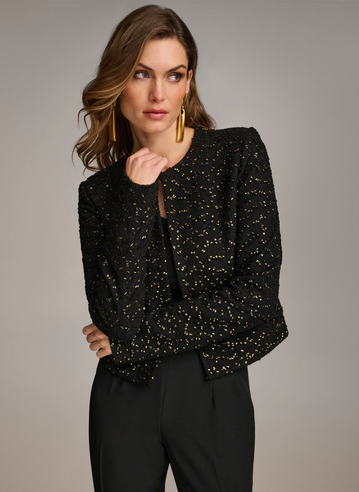 Donna Karan | FOIL POPCORN JACKET