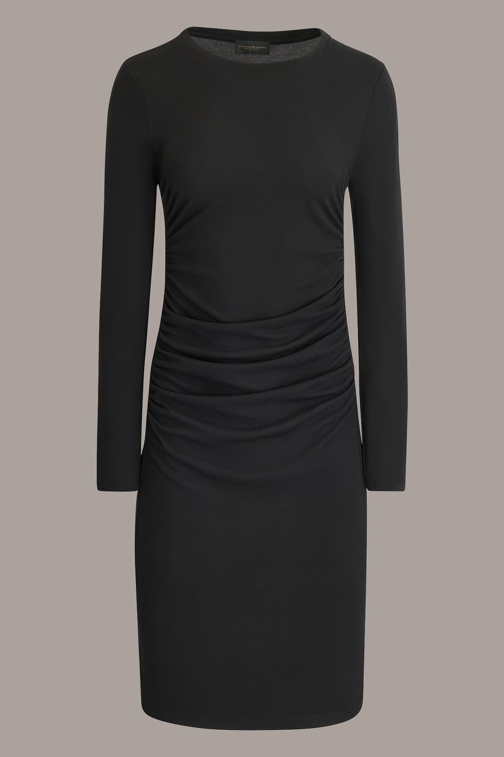 Donna Karan | LONG SLEEVE RUCHED DRESS