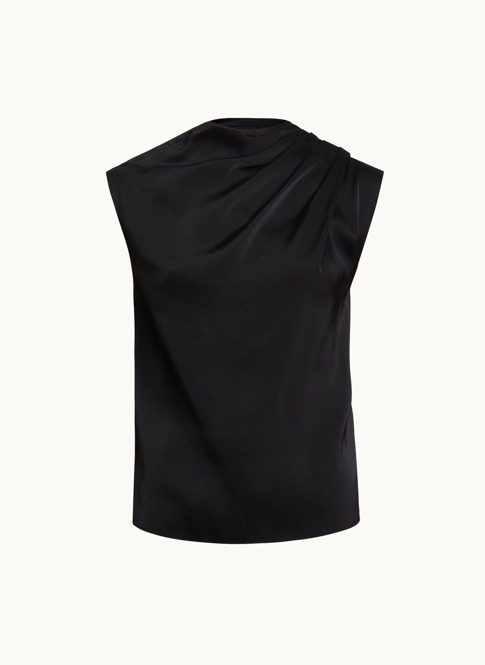 Donna Karan | SLEEVELESS DRAPED MOCKNECK TOP