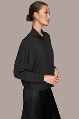 Donna Karan | MOCK-NECK TOP