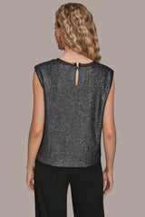Donna Karan | CHIFFON-TRIMMED BLOUSE