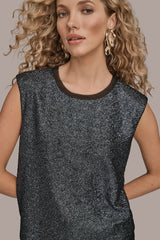 Donna Karan | CHIFFON-TRIMMED BLOUSE
