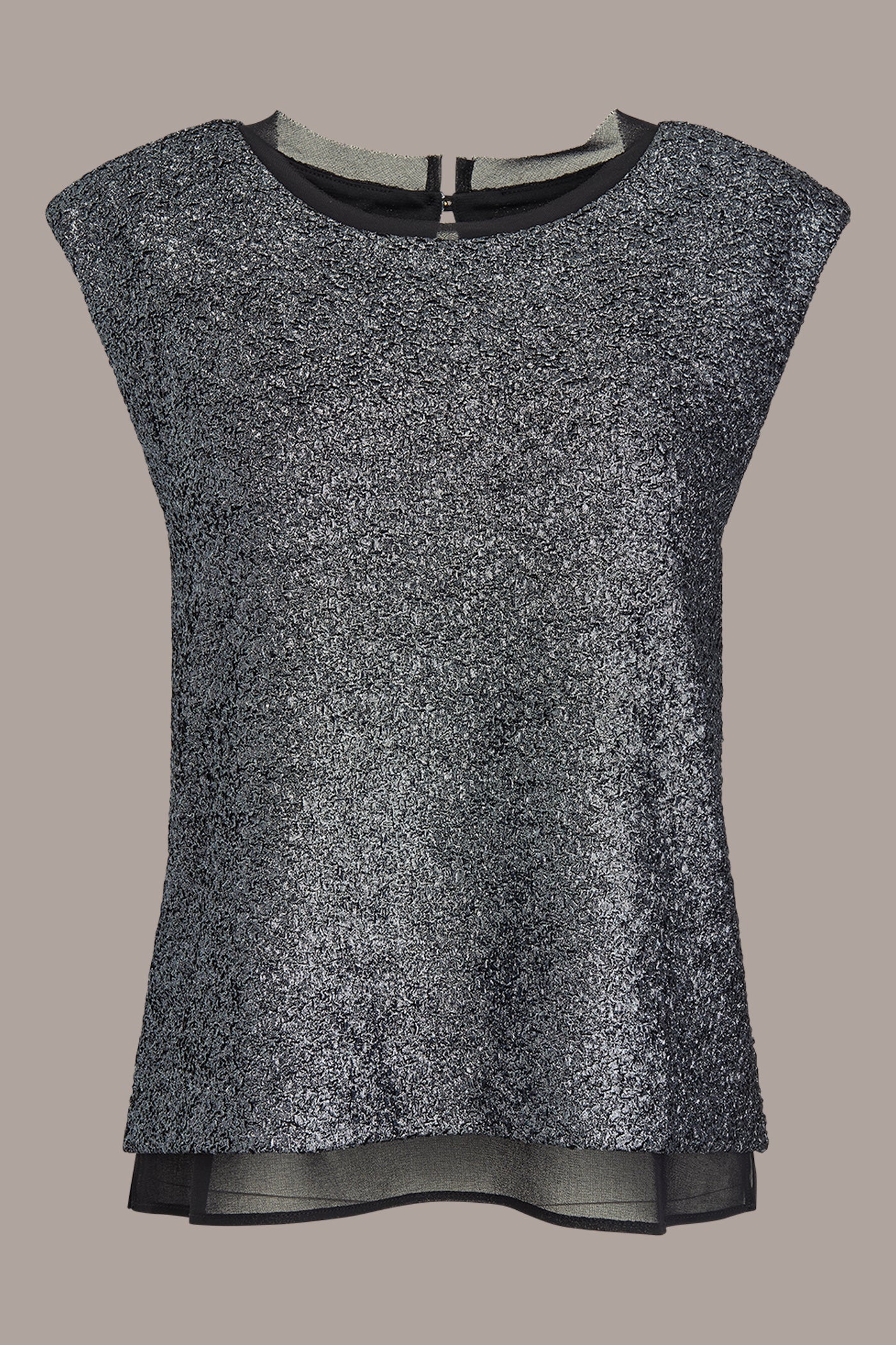 Donna Karan | CHIFFON-TRIMMED BLOUSE