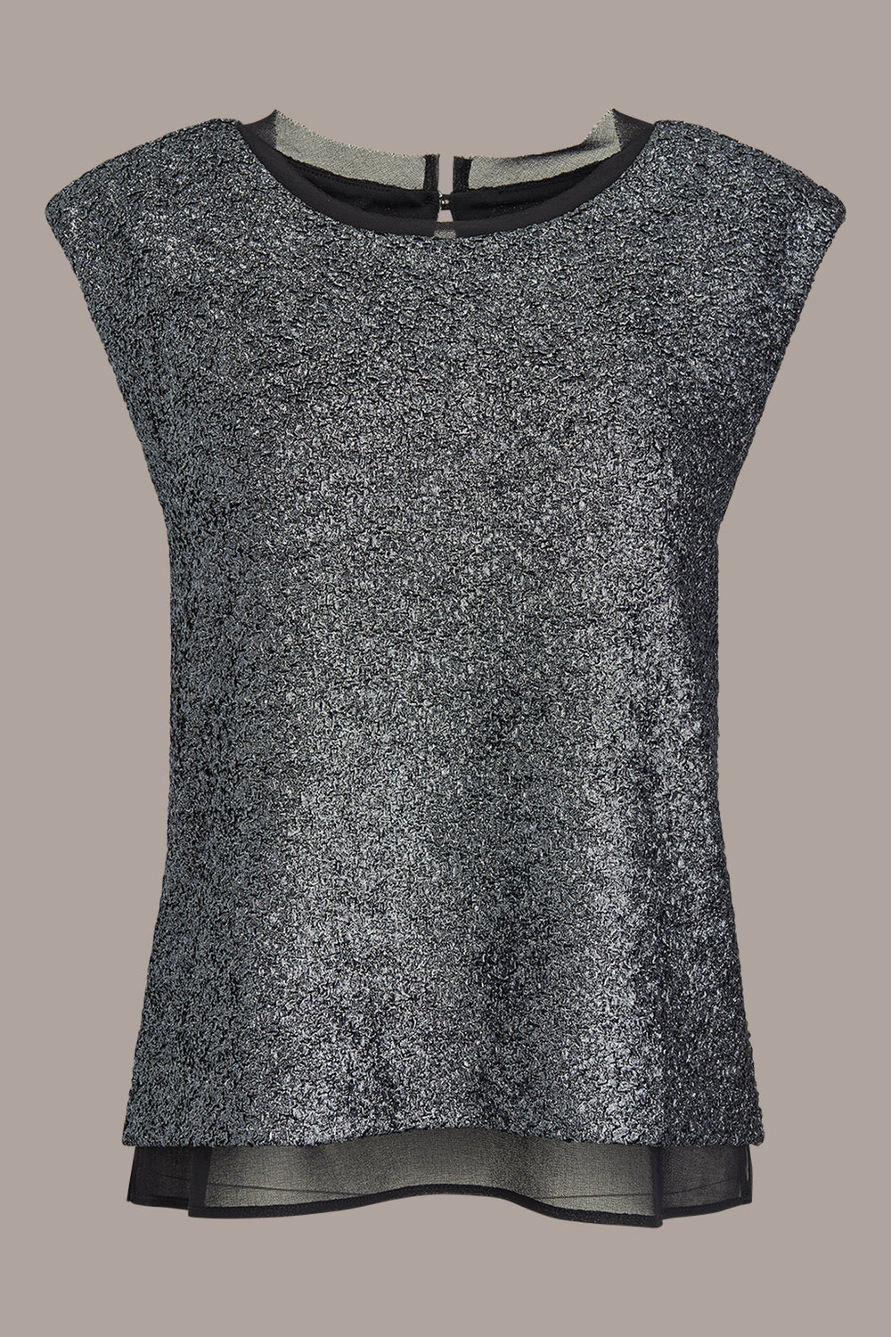 Donna Karan | CHIFFON-TRIMMED BLOUSE
