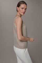 Donna Karan | GRID STITCH SHELL