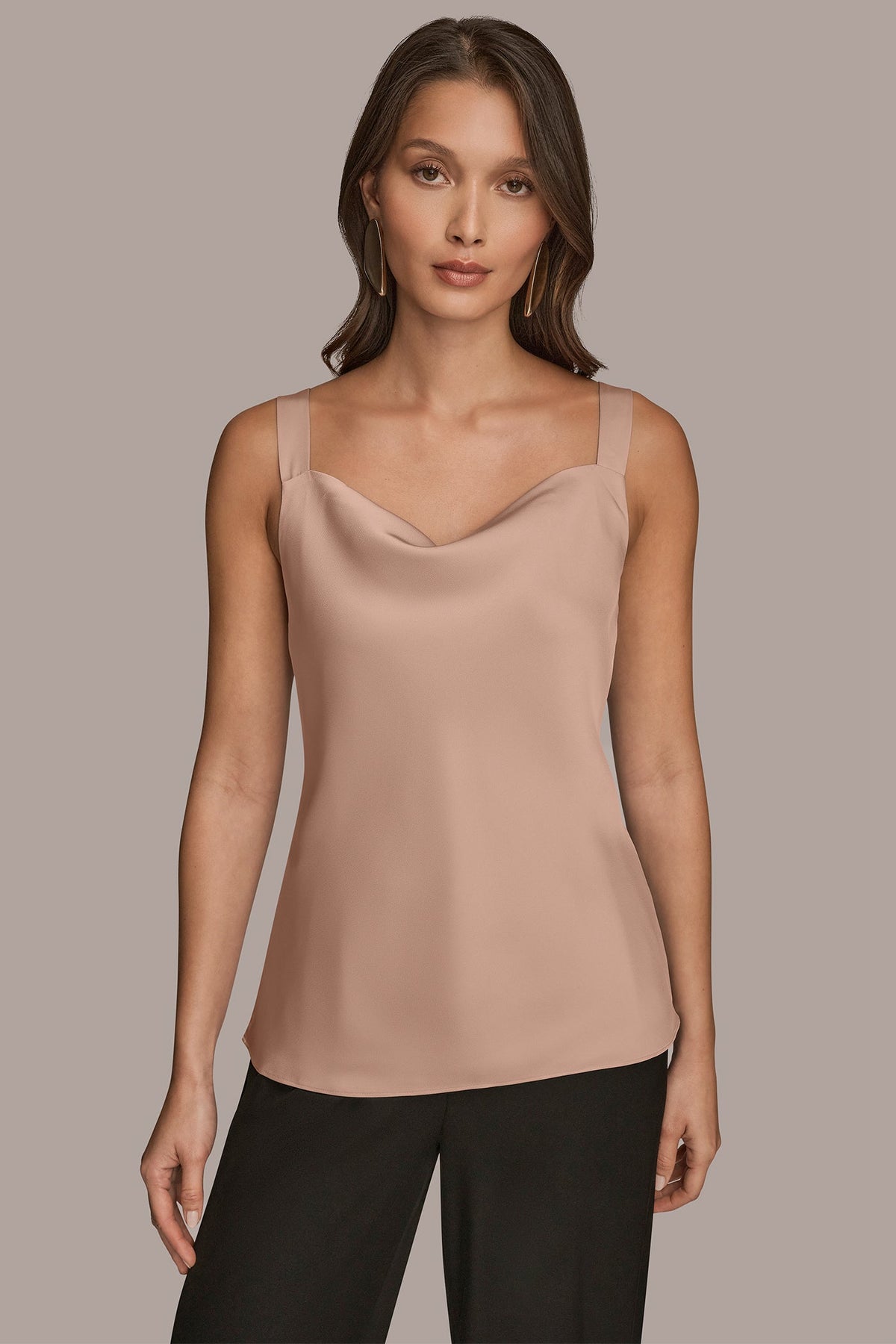 Donna Karan | SATIN COWL-NECK CAMISOLE