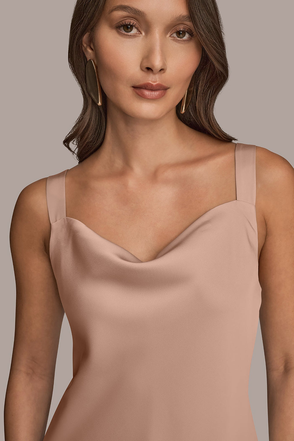 Donna Karan | SATIN COWL-NECK CAMISOLE