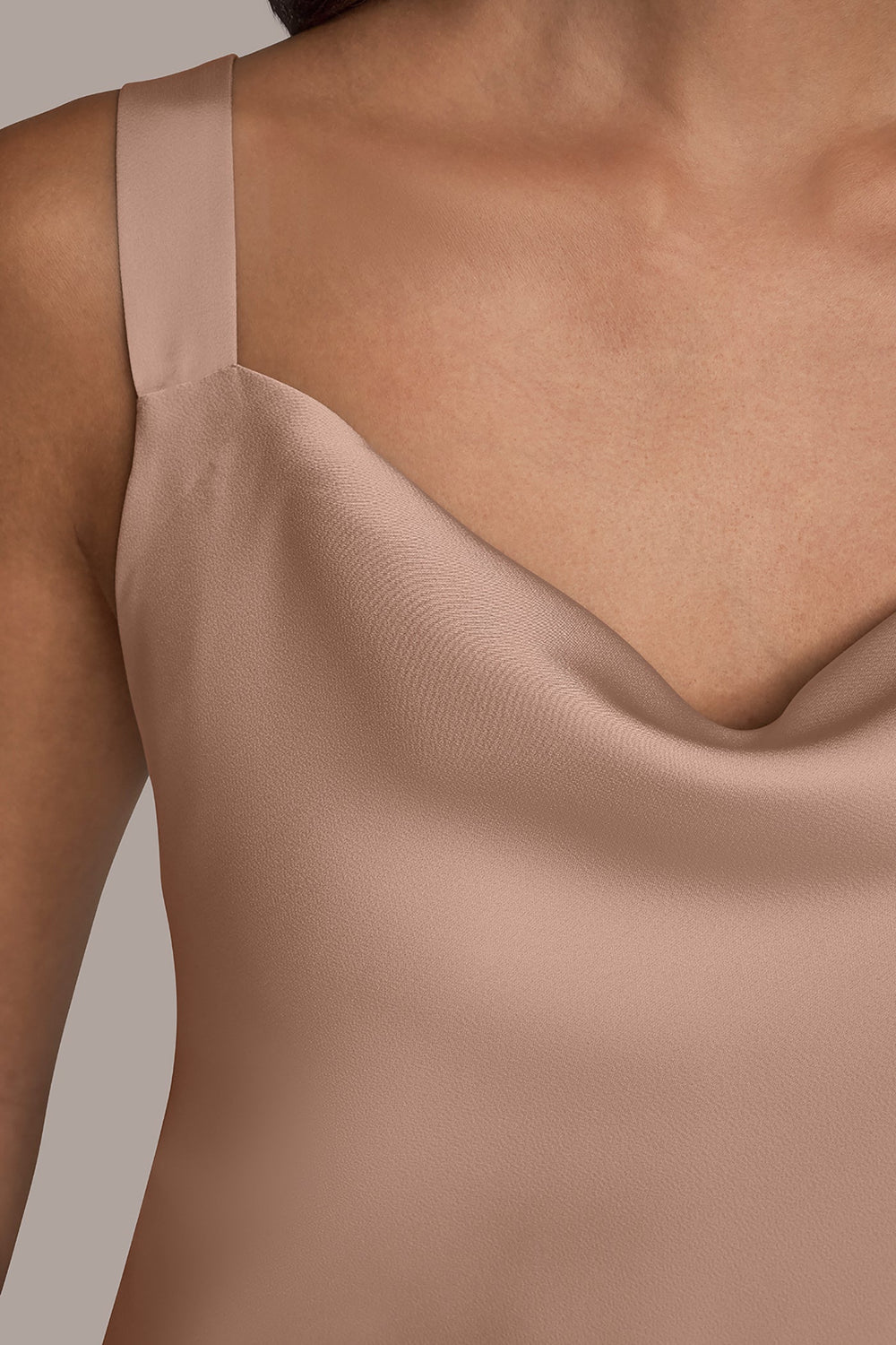 Donna Karan | SATIN COWL-NECK CAMISOLE