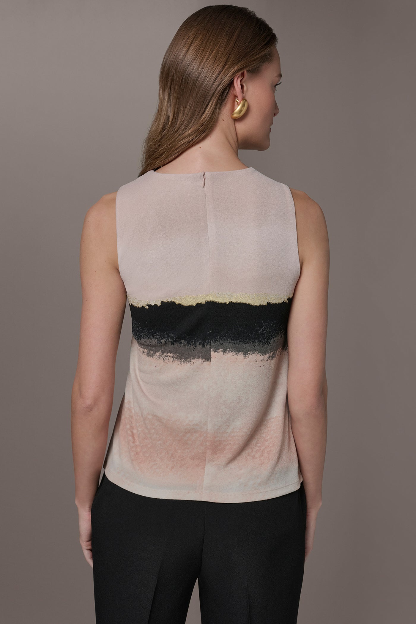Donna Karan | PRINTED HALTER TOP