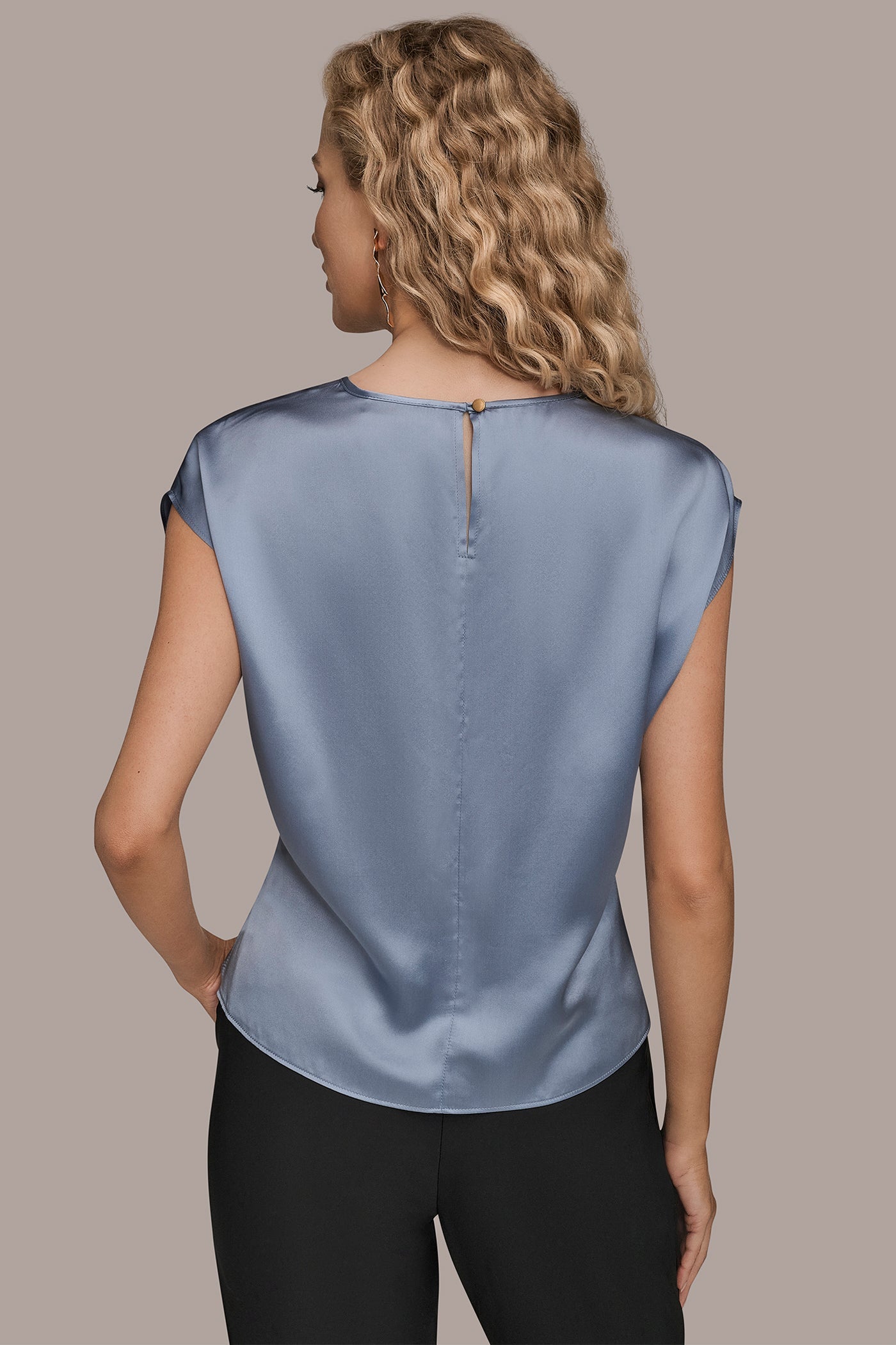 Donna Karan | CAP SLEEVE BLOUSE