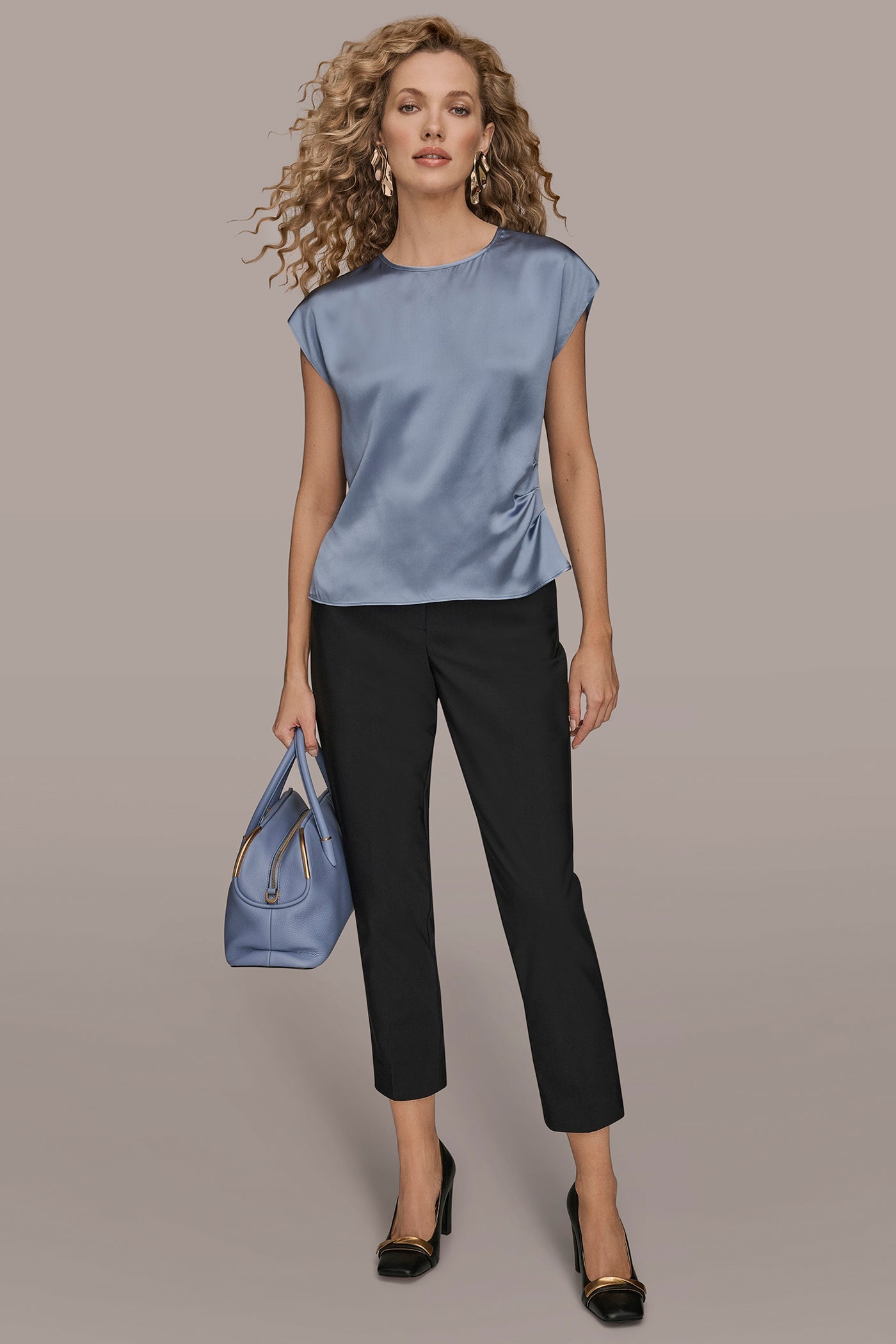 Donna Karan | CAP SLEEVE BLOUSE