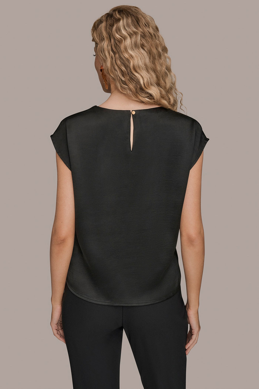 Donna Karan | FLORAL-EMBROIDERED BLOUSE