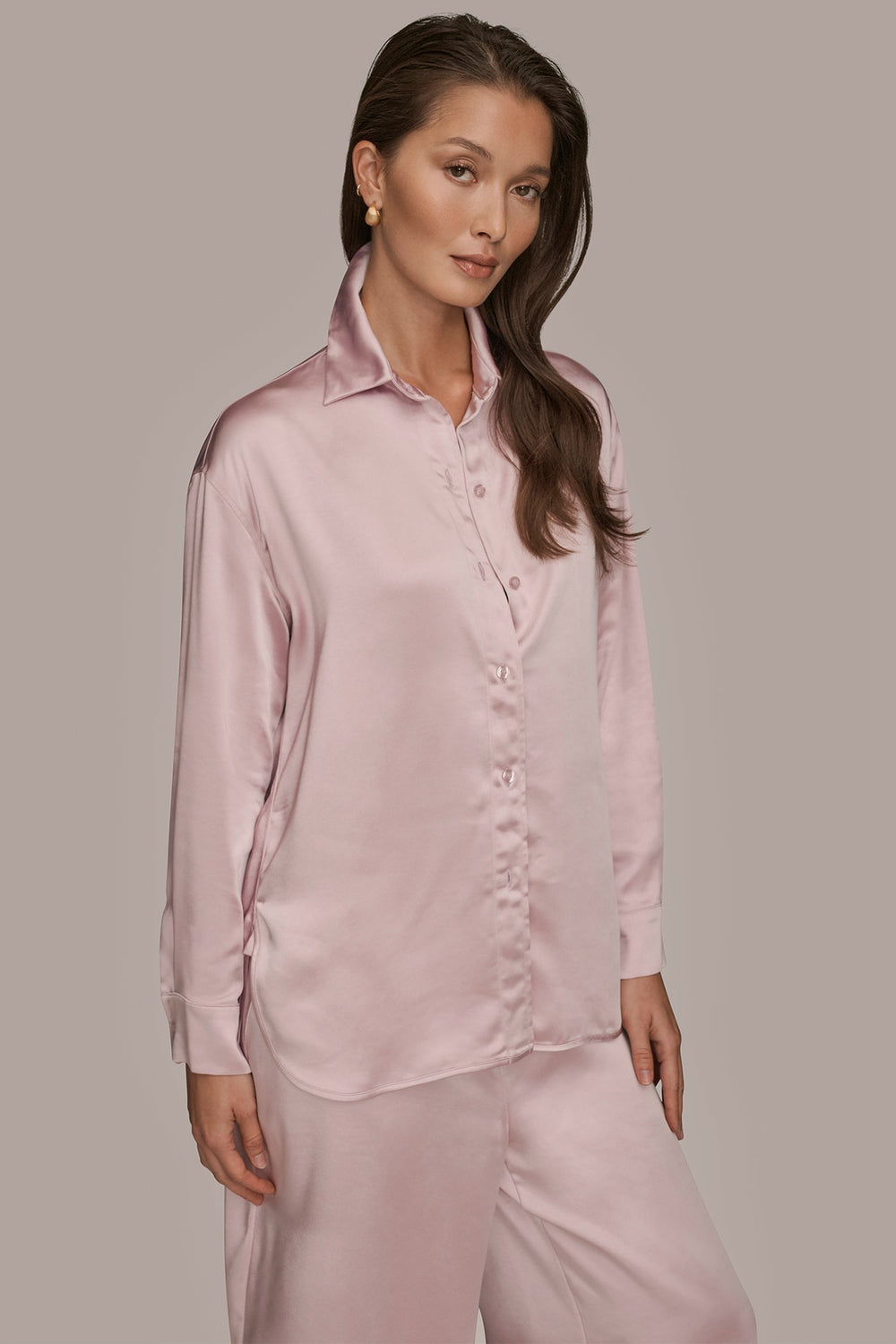 Donna Karan | SATIN SHIRT
