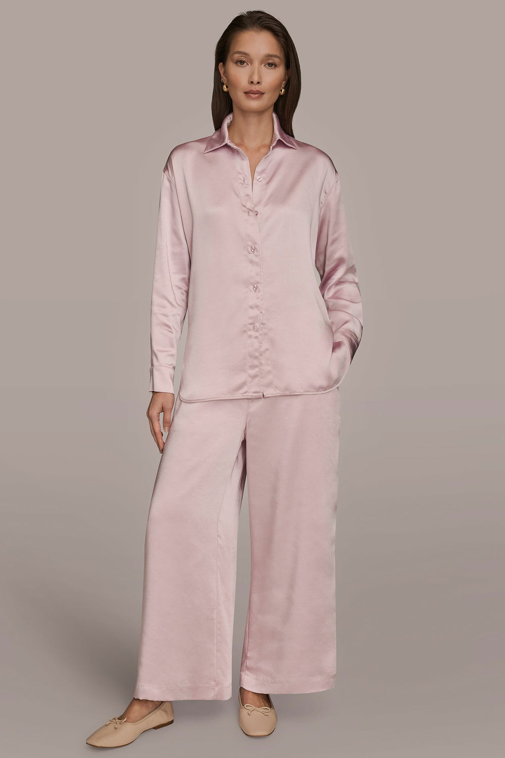 Donna Karan | SATIN SHIRT