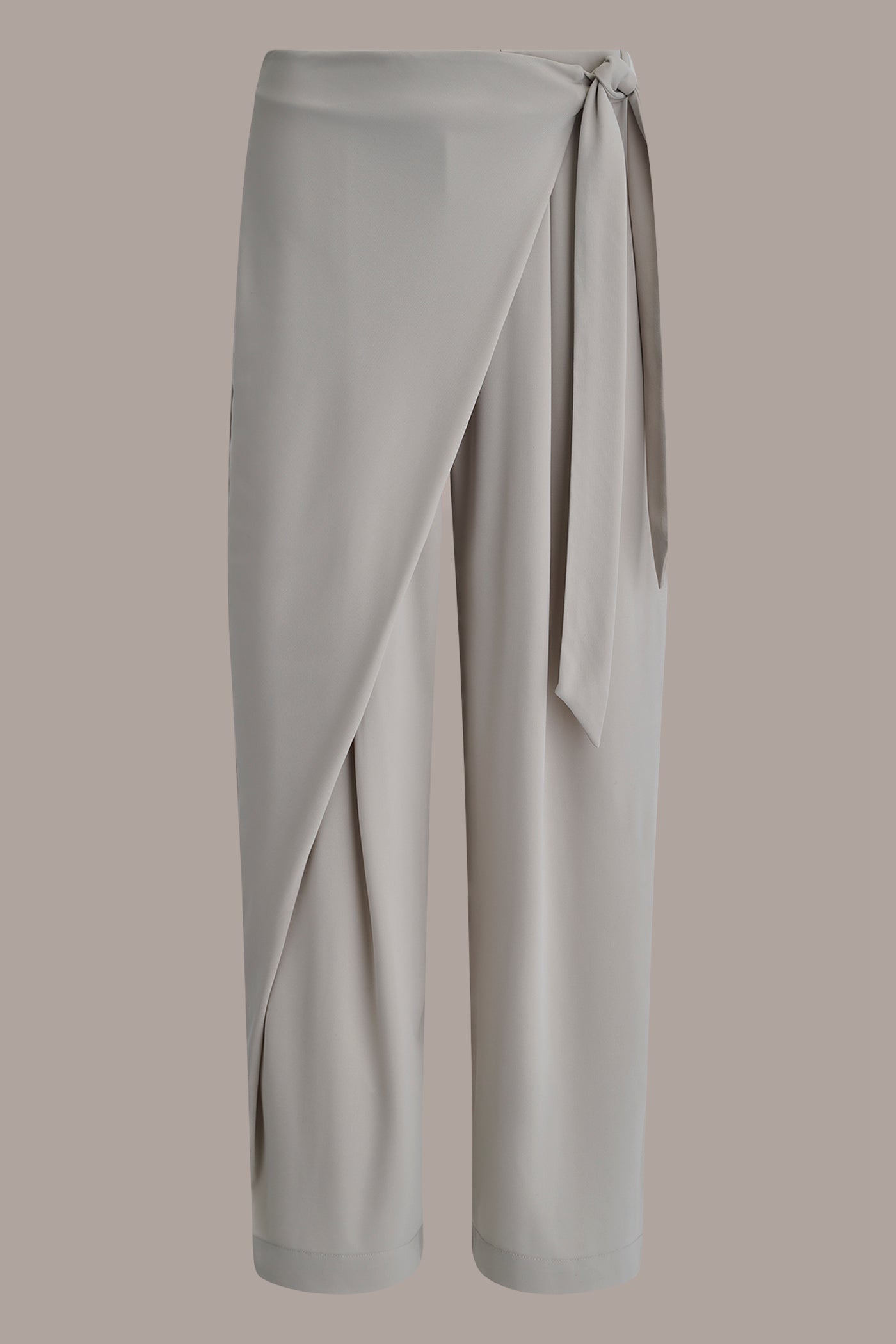 Donna Karan | EXTRA HIGH-RISE WRAP OVERLAY RELAXED PANT